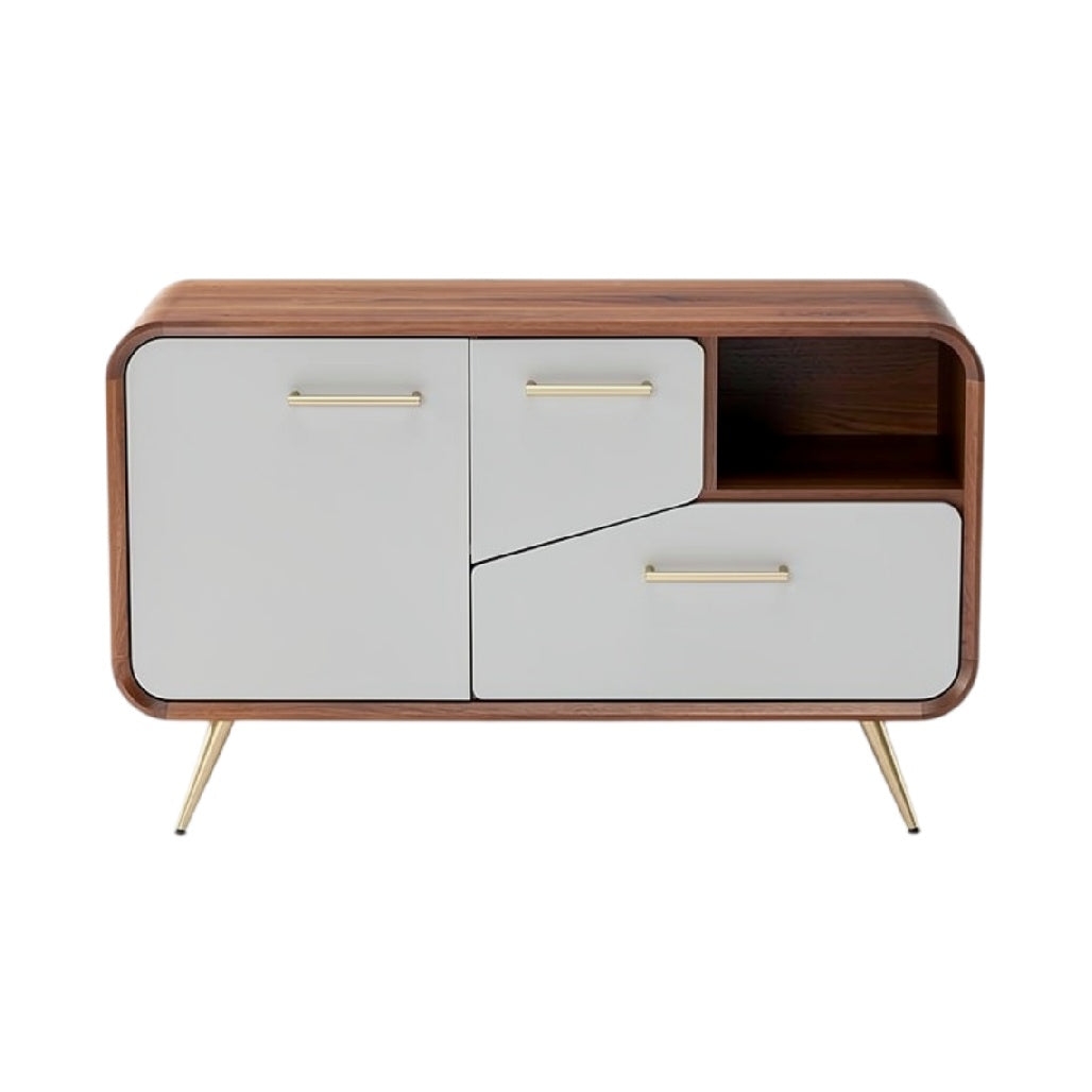 **Technische titel in het Nederlands: Elegante moderne tv-kast met opbergruimte**