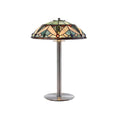 **Tafellamp in Tiffany-stijl met gekleurd glas**