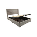 Technische titel in het Nederlands: **Moderner boxspringbed met opbergruimte**